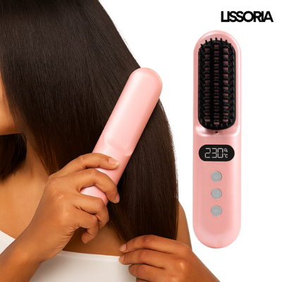 Mini Peigne à Lisser Ionique Portable